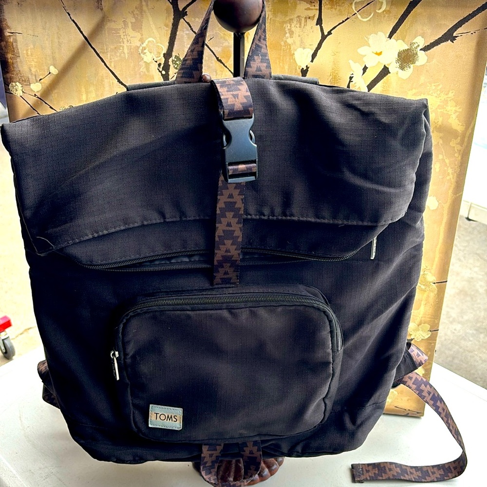Black cute backpack